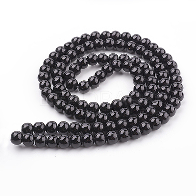 Glass Pearl Beads Strands HY-8D-B20-1-1