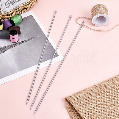 3Pcs Carbon Steel Fishing Net Needles FIND-GF0002-39-1
