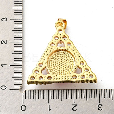 Golden Brass Pendants KK-L209-007G-09-1