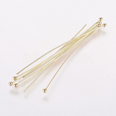 Rack Plating Brass Ball Head pins LS-S-KK-E680-03-0.5x50-G-1