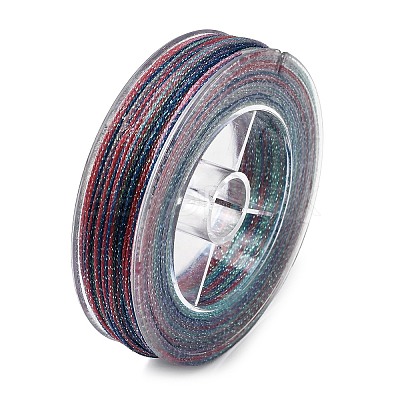 30M Gradient Color Round PET Waxed Thread OCOR-F018-02C-1