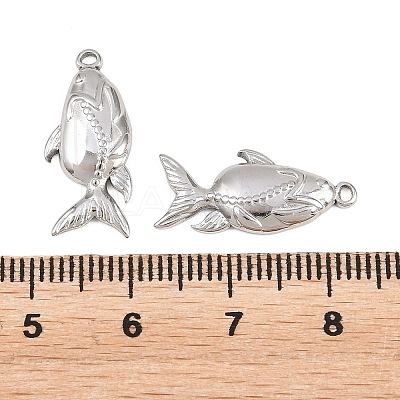 304 Stainless Steel Pendants STAS-L317-40P-1