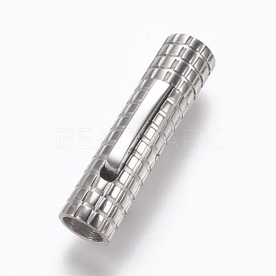 Tarnish Resistant 304 Stainless Steel Bayonet Clasps STAS-O114-043B-P-1