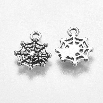 Halloween Jewelry Tibetan Style Alloy Pendants X-TIBEP-60606-AS-FF-1
