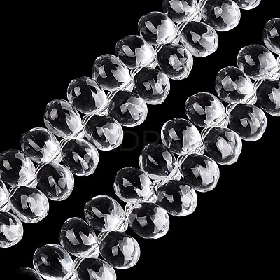 Transparent Glass Beads Strands X-GL-N005-02A-A01-1
