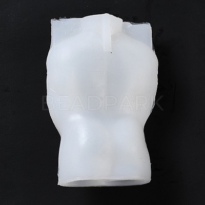 DIY Naked Men Candle Making 3D Bust Portrait Silicone Molds DIY-G047-01-1