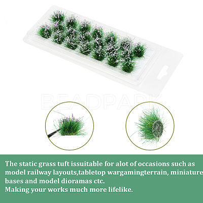 Resin Mini Grass Tufts AJEW-WH20120-10A-02-1
