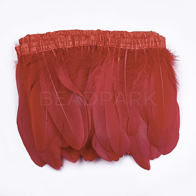 Goose Feather Fringe Trimming FIND-T037-05E-1