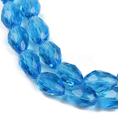Transparent Glass Beads Strands EGLA-N013-T10mm-D17-1