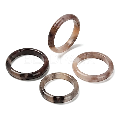 Natural Quartz Bangles for Women BJEW-G756-03-1