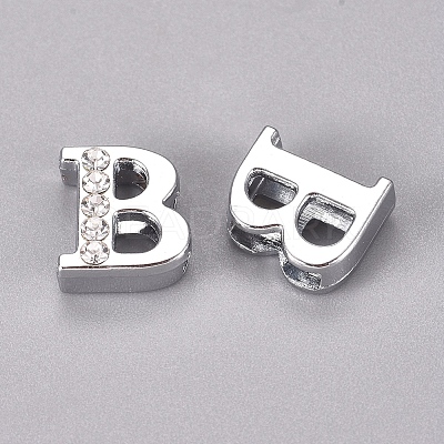 Alloy Slide Charms LS-PALLOY-WH0066-21B-1