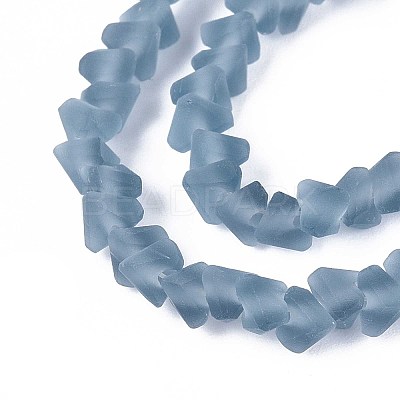 Frosted Transparent Glass Beads Strands LS-GLAA-N016-4mm-29-1