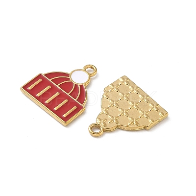 304 Stainless Steel Enamel Pendants STAS-L300-012G-31-1