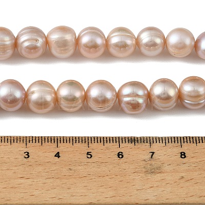 Natural Cultured Freshwater Pearl Beads Strands PEAR-L034-18B-1