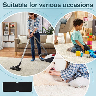 18Pcs Rectangle Polyurethane Carpet Non-Slip Mat DIY-BC0016-08-1