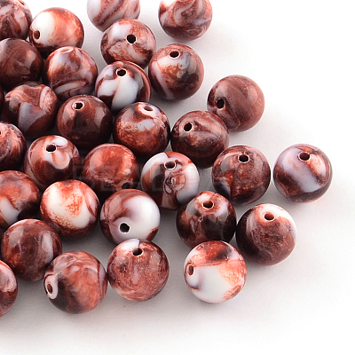 Opaque Acrylic Beads LS-SACR-R853-8mm-211-1