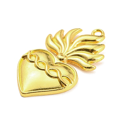 Alloy Rhinestone Settings Pendant PALLOY-H132-02G-06-1