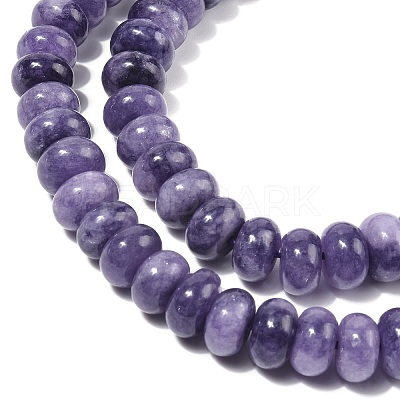 Dyed Natural White Jade Beads Strands G-G107-A12-01-1