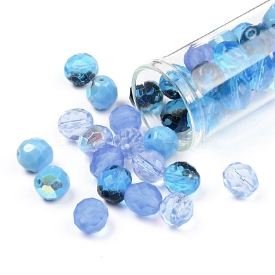 Fire-Polished Czech Glass Beads LAMP-O017-151-BM10-1
