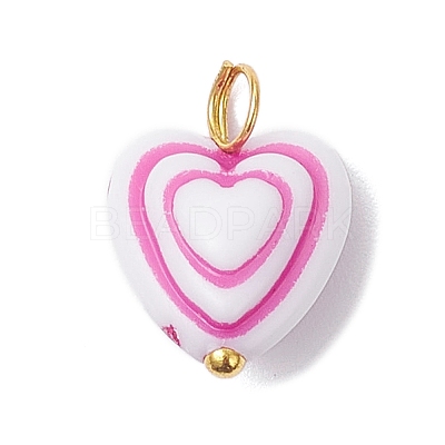 Opaque Acrylic Pendants PALLOY-JF04352-02-1