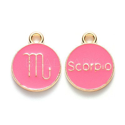 Alloy Enamel Pendants ENAM-S124-01A-03L-1