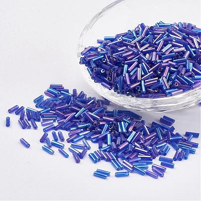 Glass Bugle Beads SEED-E001-5mm-168-1