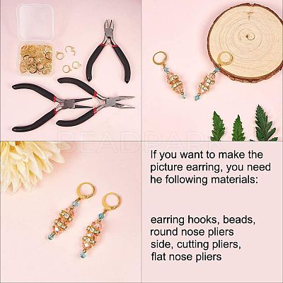 Brass Huggie Hoop Earring Findings X-KK-L179-04G-A-1