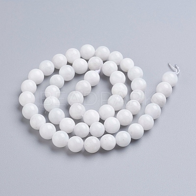 Natural Rainbow Moonstone Beads Strands X-G-C068-8mm-1-1