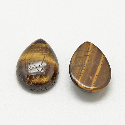 Natural Tiger Eye Cabochons G-R417-10x14-35-1