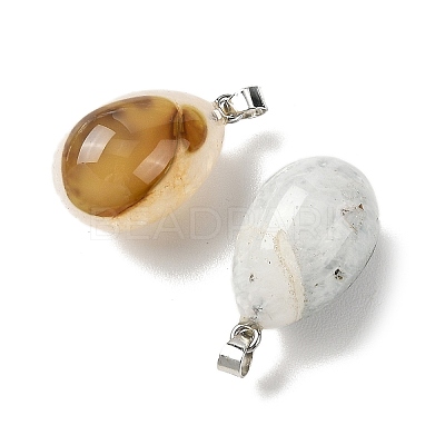 Natural Agate Pendants GG-K002-08A-09-1