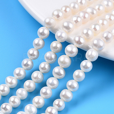 Natural Cultured Freshwater Pearl Beads Strands PEAR-N016-06A-1