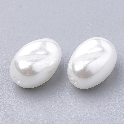Eco-Friendly Plastic Imitation Pearl Beads X-MACR-T013-07-1
