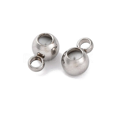 202 Stainless Steel Beads STAS-S151-02P-B-1