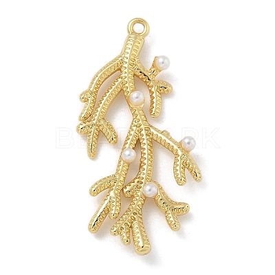 Rack Plating Brass Pendants KK-G515-67G-1