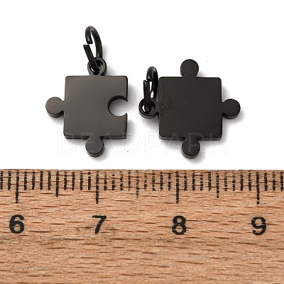 304 Stainless Steel Split Pendants PW-WG12405-02B-1