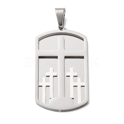 Easter 304 Stainless Steel Pendants STAS-E527-06P-1