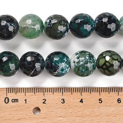 Natural Fire Crackle Agate Beads Strands G-L595-A02-01I-1
