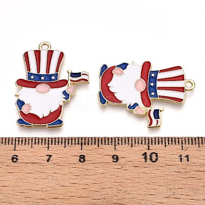 Alloy Enamel Pendants ENAM-T022-01F-1