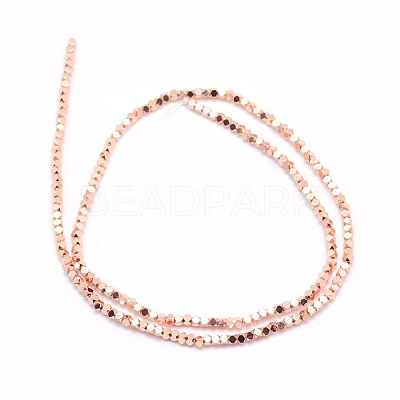 Electroplate Non-magnetic Synthetic Hematite Beads Strands G-L485-10C-RG-1