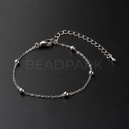 Brass Satellite Chain Bracelets BJEW-JB06419-1
