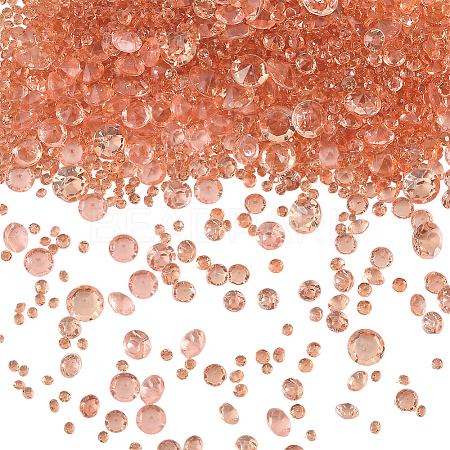 6300Pcs Acrylic Rhinestone Pointed Back Cabochons GACR-SP0001-03A-1