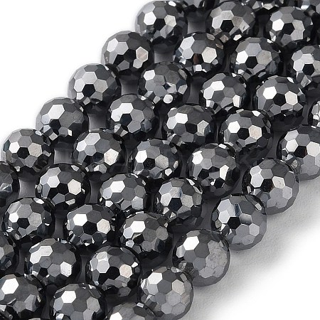Terahertz Stone Beads Strands G-G048-A01-03-1