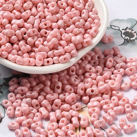 Baking Paint Glass Seed Beads SEED-K009-01A-17-1
