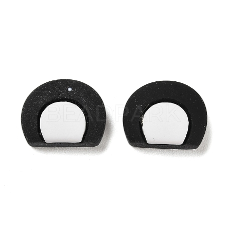 Cute Opaque Resin Cabochons RESI-E052-03A-1