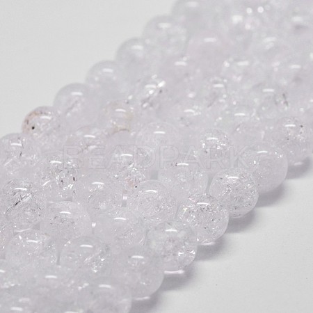 Natural Crackle Quartz Beads Strands X-G-D840-01-10mm-1