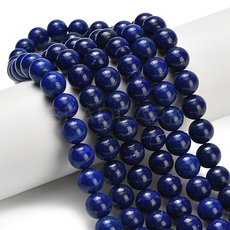 Natural Lapis Lazuli Beads Strands G-L642-B05-10mm-1