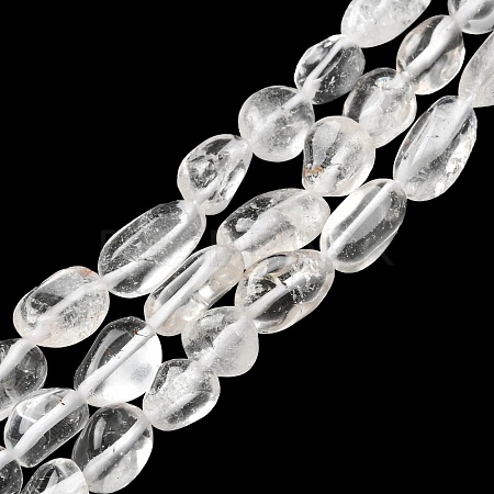 Natural Quartz Crystal Beads Strands G-I351-B08-01-1