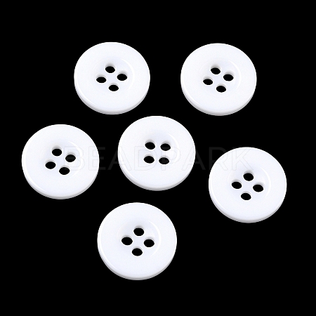 Resin Buttons RESI-D033-15mm-01-1