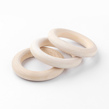 Unfinished Wood Linking Rings X-WOOD-Q024-14-1