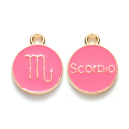 Alloy Enamel Pendants ENAM-S124-01A-03L-1